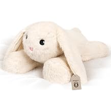 Wepop Weighted Bunny Stuffed Animal, 5Ibs 22in Weighted Plushies Rabbit Large Animals Pillow Cute Plush Toys Gifts for Kids Girls Women Adults