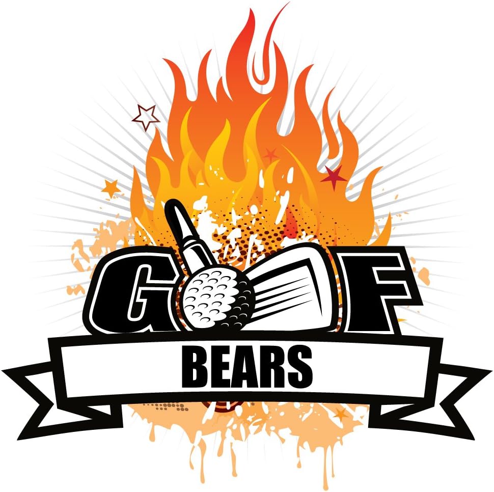 VictoryStore Towels - Bears Mascot Golf Team Towels, Set of 12