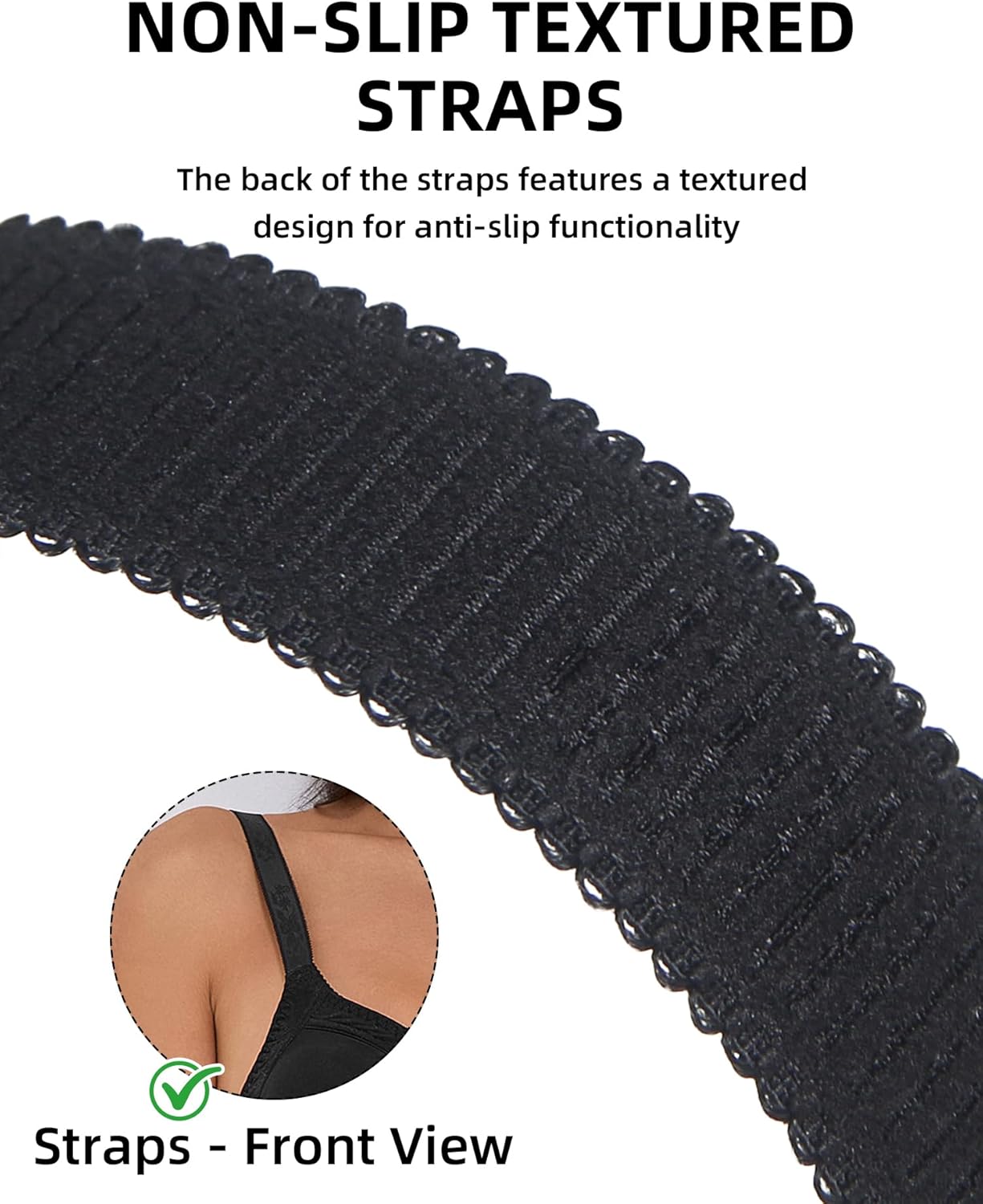 Women Lace Comfort Sleep Bra Unpadded Wider Straps Light Lift V Neck Wirefree Bralettes Everyday 34B-44DD - Image 5