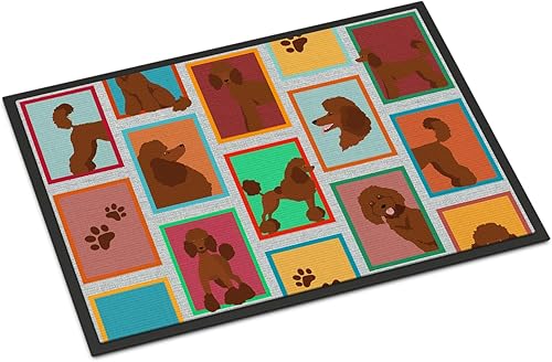 Vista 525 de Caroline's Treasures MLM1087MAT - Felpudo de perro de montaña bernés de 18 x 27 pulgadas, para interiores y exteriores, para entrada, Bernese