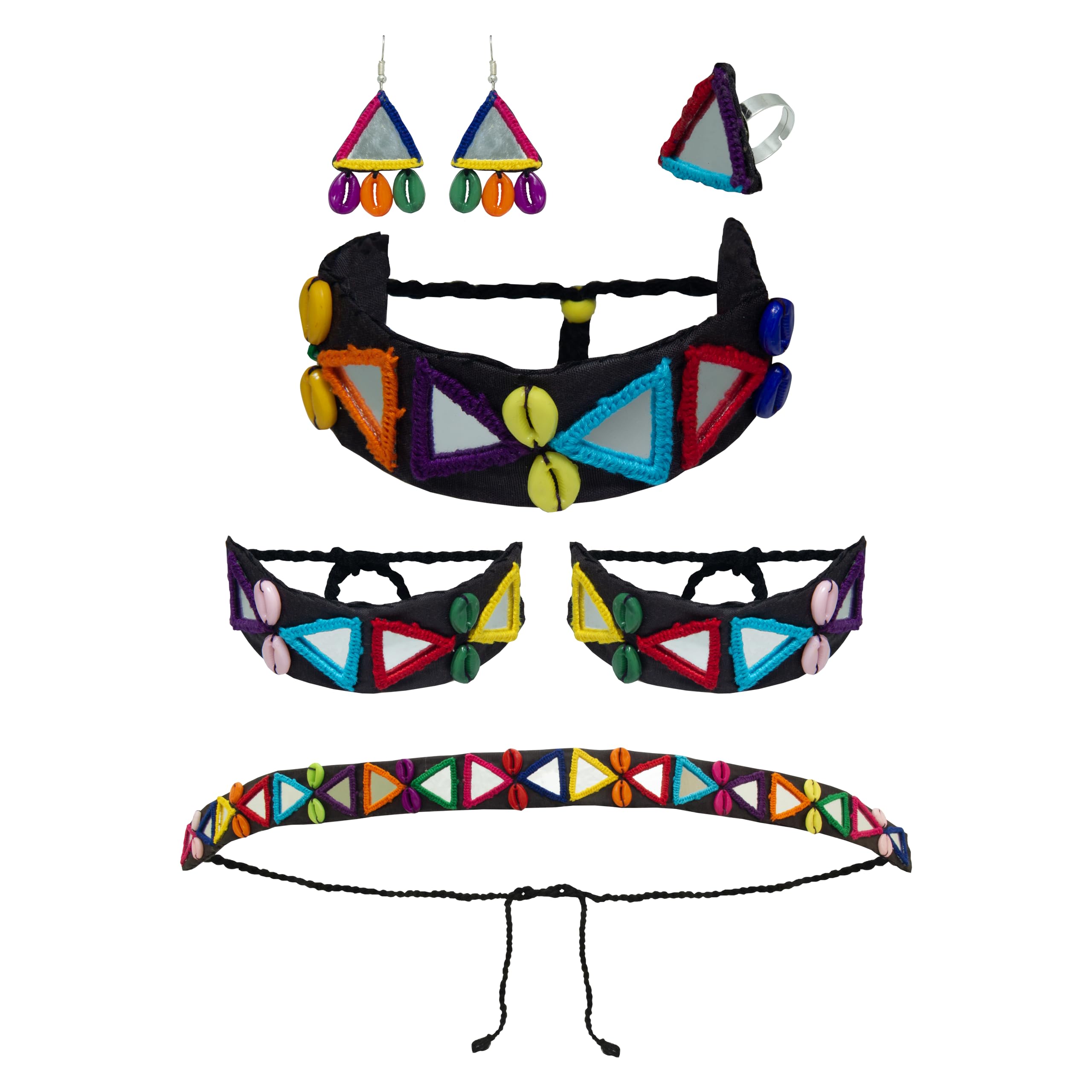 See full amazon price history chart for Triangle Multi Mirror Full Set for Girl and Women (Navratri Garba Jewellary) (Necklace, Earring, Wrist Belt, Finger ring, Handcuff) Triangle Multi Mirror Full Set for Girl and Women (Navratri Garba Jewellary) (Necklace, Earring, Wrist Belt, Finger ring, Handcuff) (B0D8JMTJ36) Amazon Price History, Amazon Price Tracker