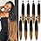 Beyond Beauty Braiding Hair pre stretched, Braids Synthetic Fiber Ombre Yaki Texture, Natural Easy Twist Braids Crochet Hair Hot Water Setting hair extensions
