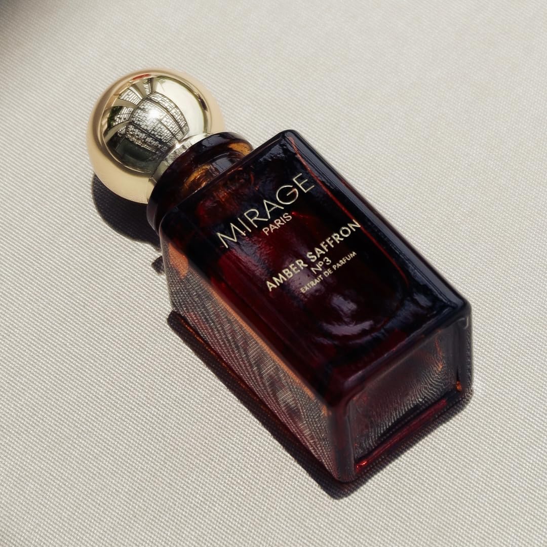 Amber Saffron No.3 – Extrait de Parfum Unisex (30% Duftöl), mit Pheromonen, würzig-warmes Amber & Safran, langanhaltend & luxuriös, 50 ml + gratis 2 ml Duftprobe