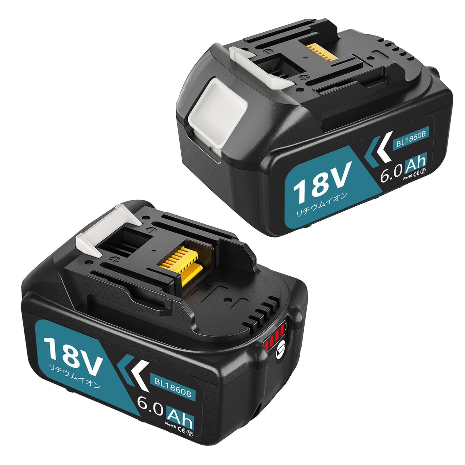 Amazon.co.jp: Boetpcr 互換 マキタ 18v バッテリー BL1860B 6.0Ah大 