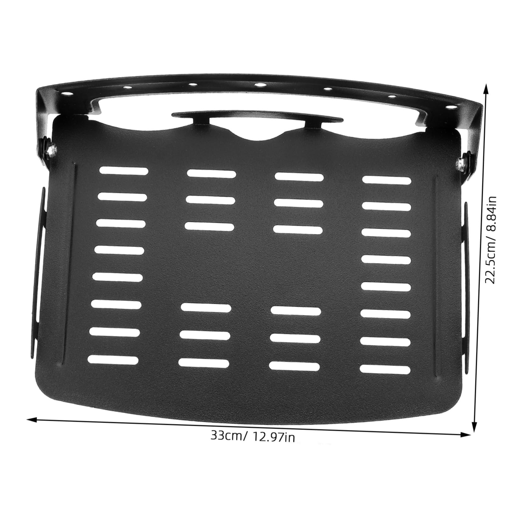 Tofficu Support à Laminé Pliable Noir Mural pour Routeur