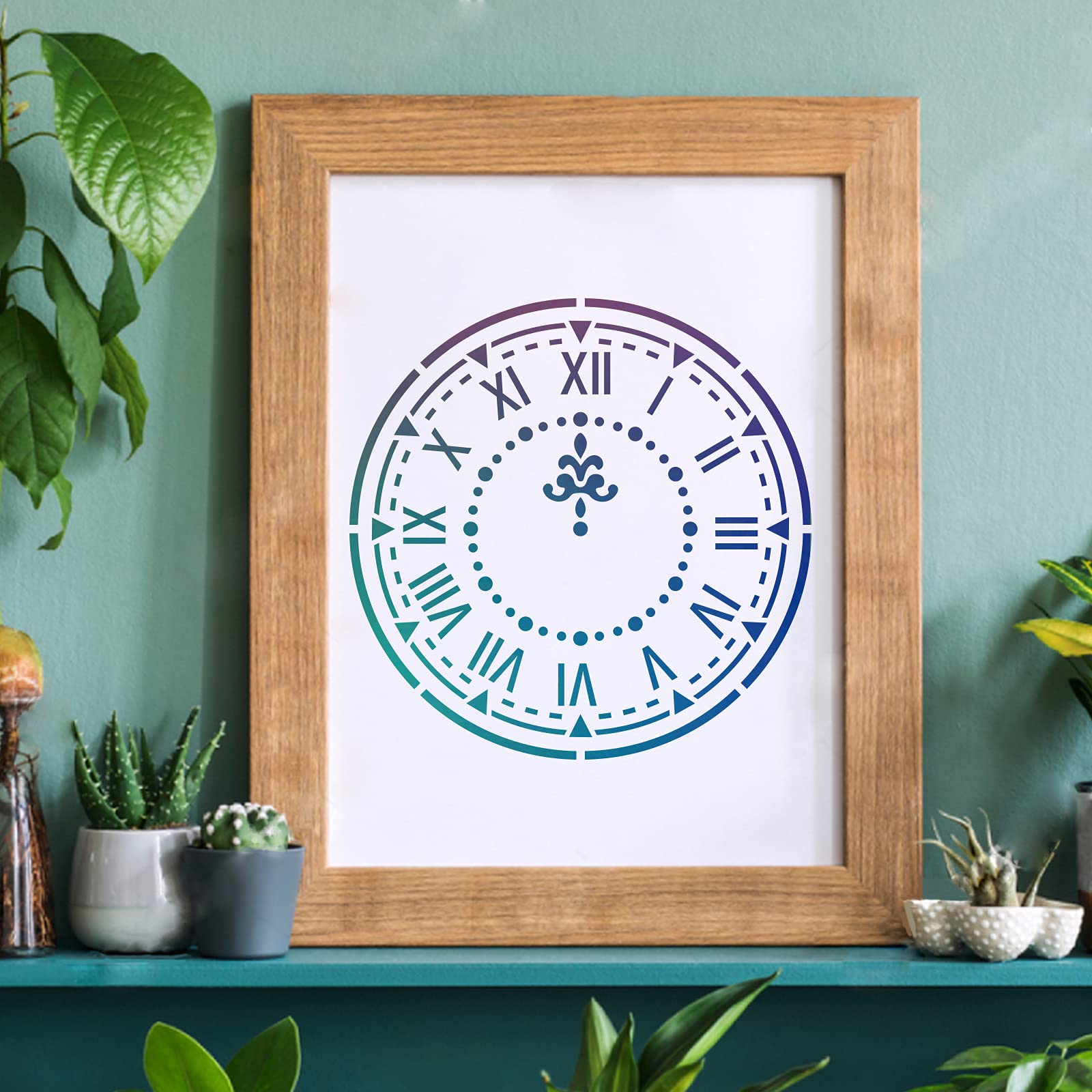 BENECREAT Modello Per Fresatrice Orologi 30 Cm – Acrilico Trasparente, 6 Mm, Per Quadranti In Legno Fai Da Te