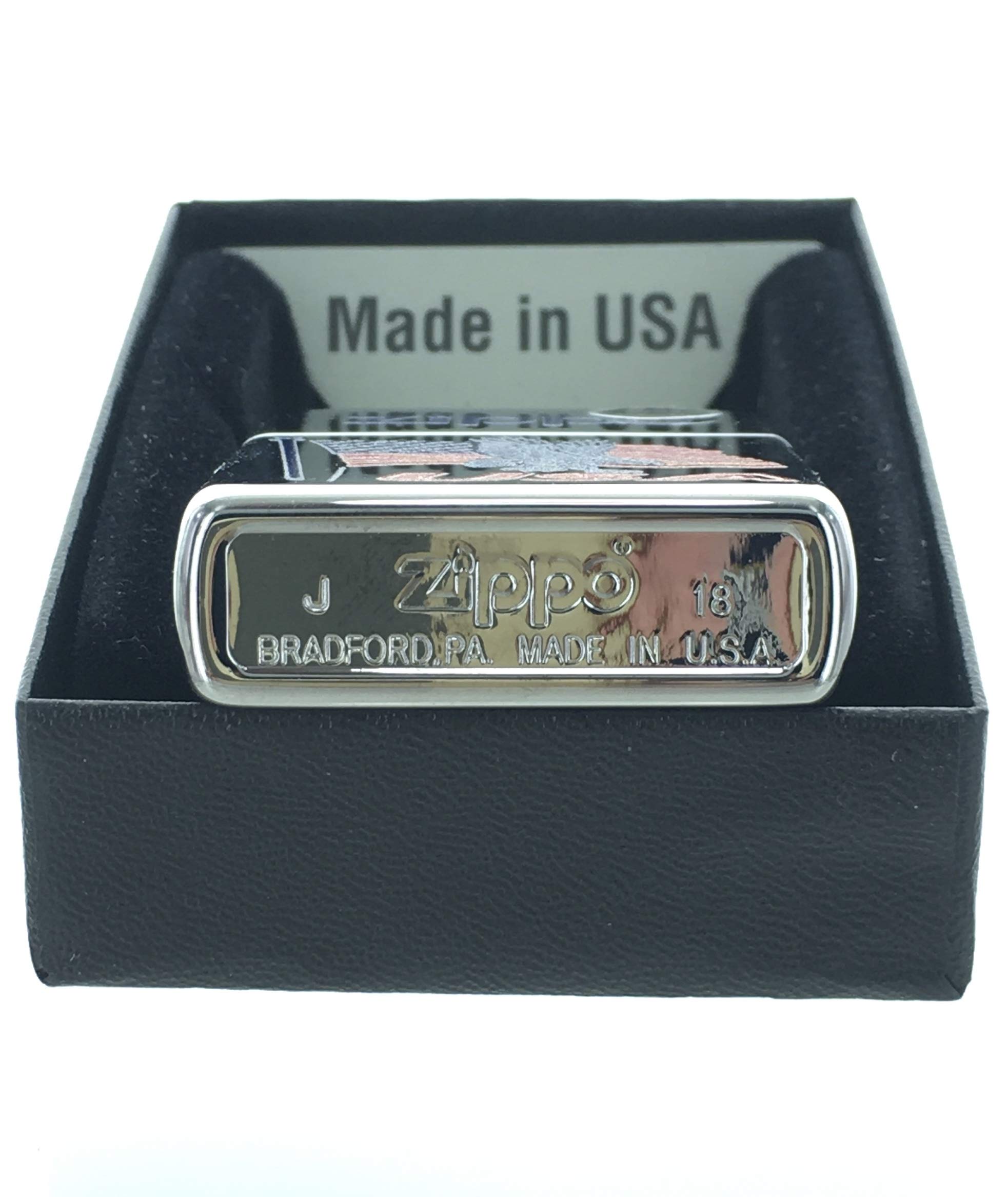 Amazon.com: Genuine Zippo Windproof Lighter 250 Eagle Flage USA