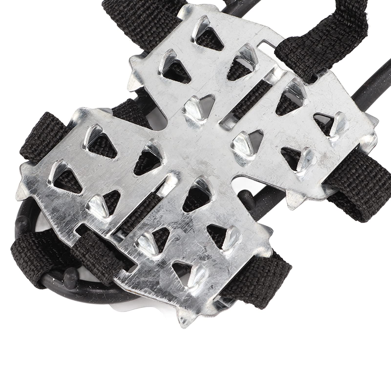 Silver L) 1 Paire 24 Dents Crampons D'escalade En Acier