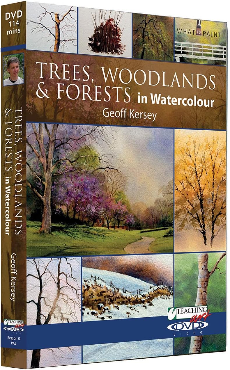 What to Paint Trees Woodland and Forests in Watercolour DVD with Geoff Kersey