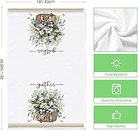 Vista 6 de Artoid Mode Toallas de Cocina de Primavera con Flores de Eucalyptus en Forma de Camión, Toallas de Cocina y Platos, 45x66 Cm Decoración de Granja