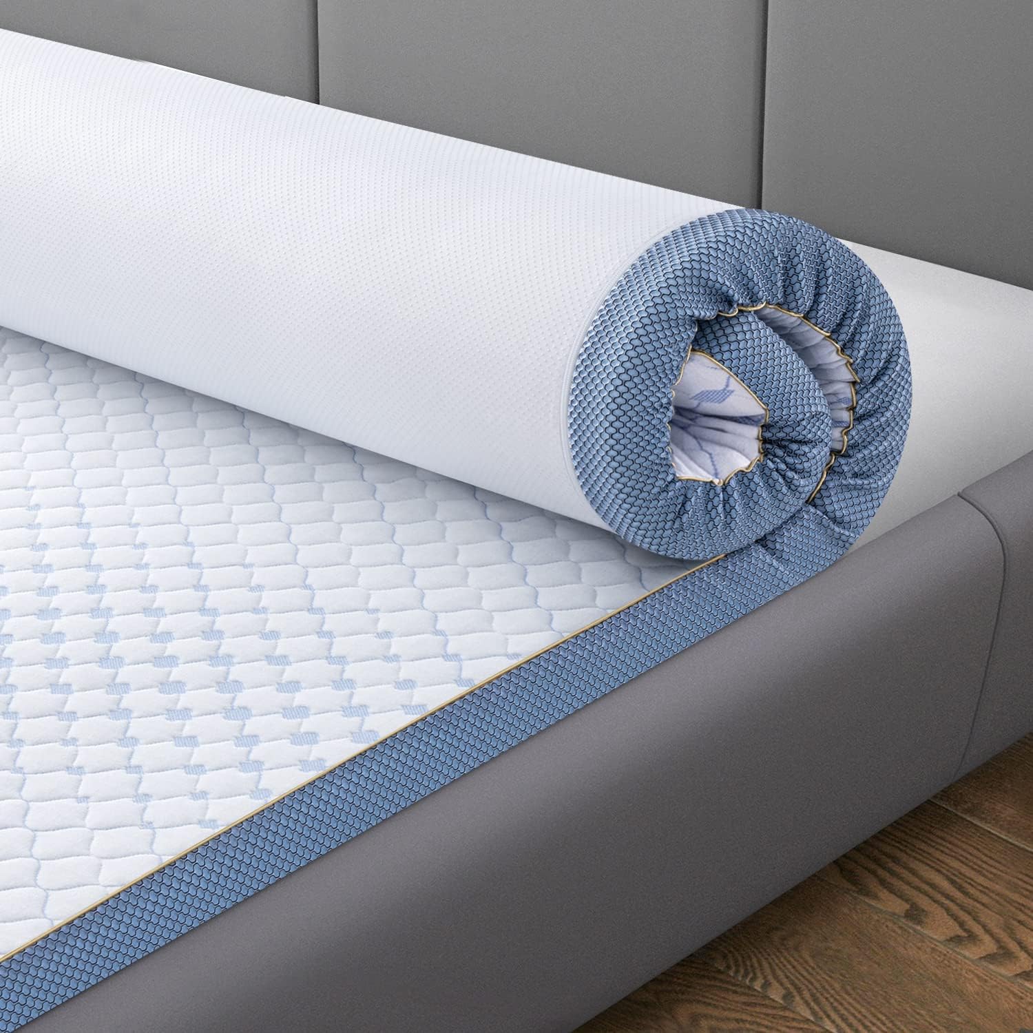 Maxzzz 2 Inch Memory Foam Mattress Topper Twin, Soft