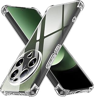 I فولر حافظة لهاتف شاومي 13 الترا شفافة ماصة للصدمات مع مصد ناعم من البولي يوريثين الحراري واقية رقيقة السيليكون والبولي أصفر