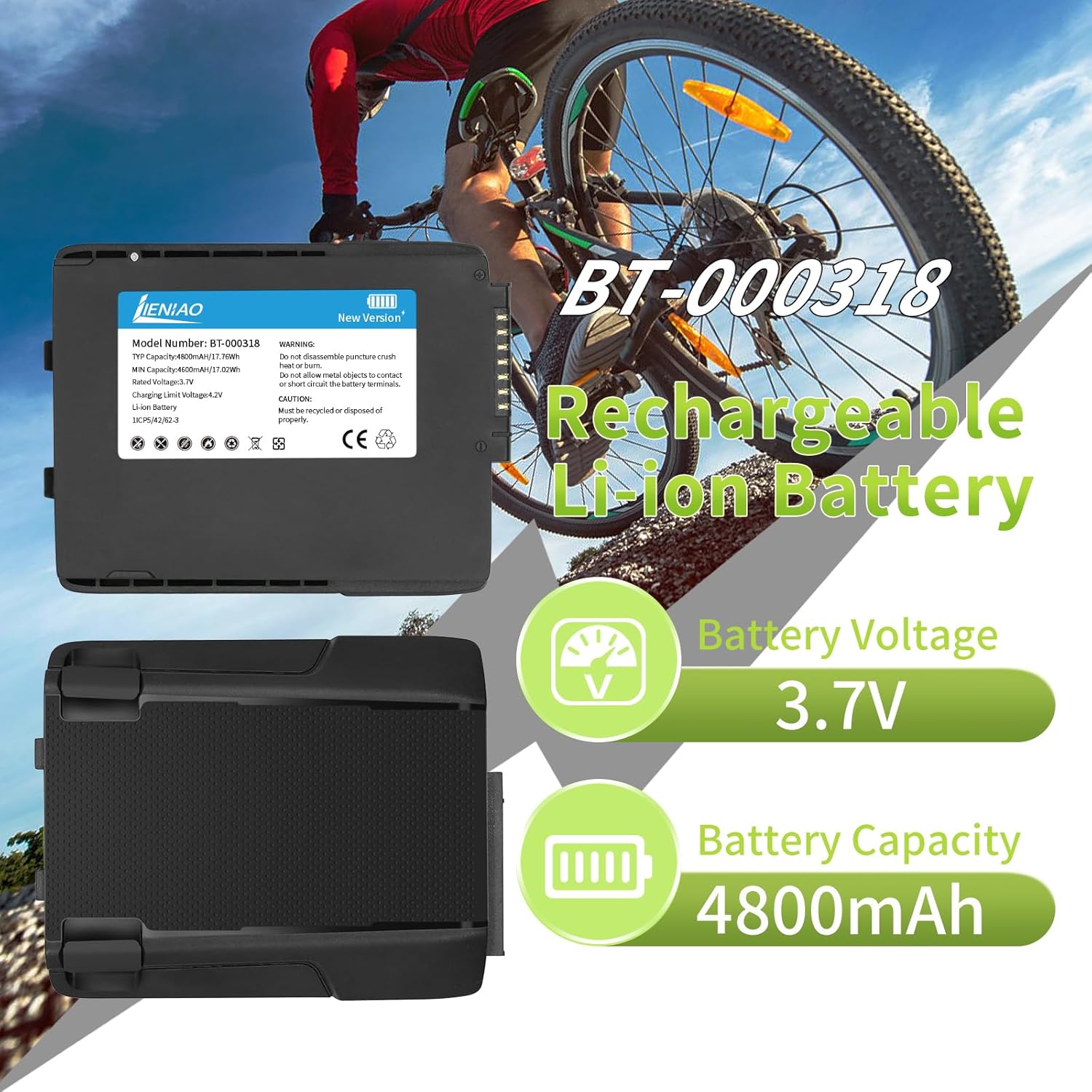 for Zebra Scanner Battery TC77 BT-000318 [New Version 4800mAh] for Zebra TC77 Battery TC70 TC70x TC72 TC75 TC75x TC700H TC700K TC77HL TC720L Barcode Scanner BT-000318-01 (1) - Image 4