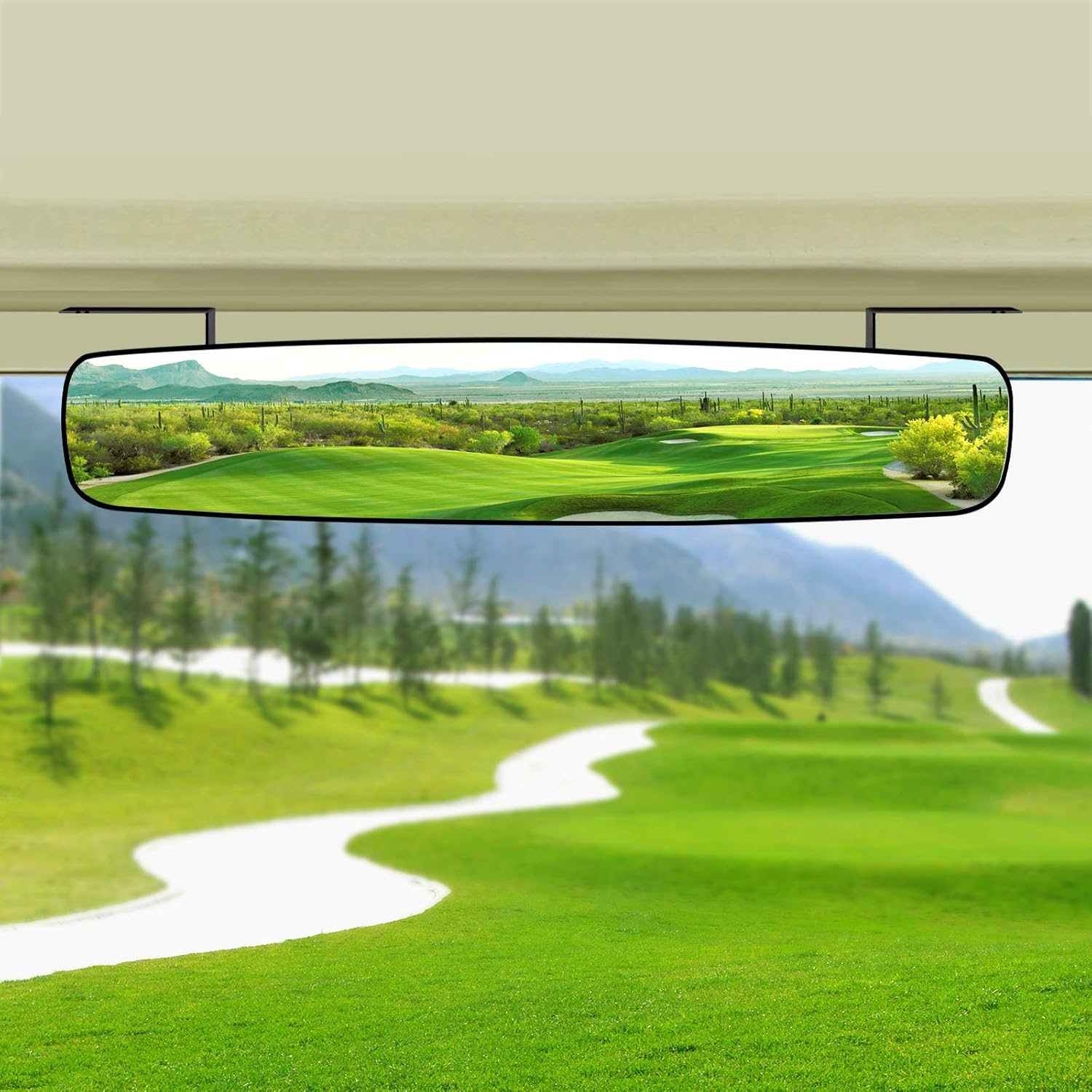 BETOOLL 16.5" Golf Cart Rear View Mirror Fits for EZGO, Yamaha, Club Car - Image 5