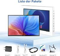 Jhcztrk 14 Inch Touchscreen Hordozható Monitor 1200P FHD IPS HDR Ultraslim  8