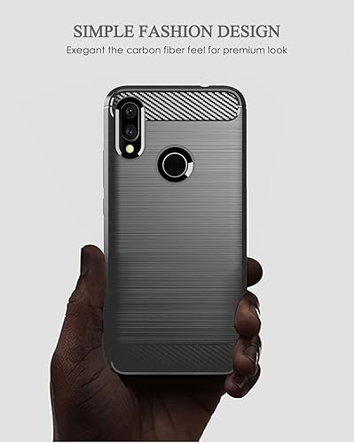 Miniatura 10 de Asuwish Funda de teléfono para Xiaomi Redmi 7Y3 con protector de pantalla de vidrio templado y accesorios para celda de silicona suave de goma