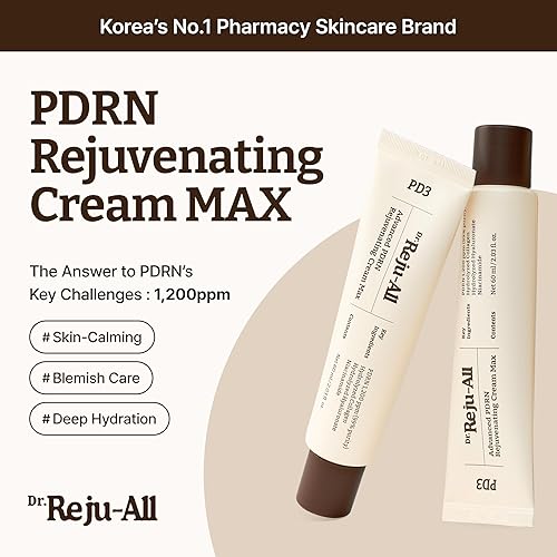 Miniatura 2 de Dr. Reju-All Advanced PDRN Rejuvenating Cream Max  99% Pure Salmon DNA Gel Type Face Moisturizer  Optimal 1200ppm for Glass Skin & Plumping  Korean