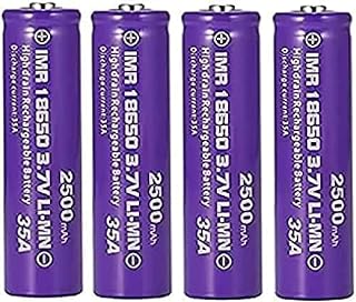 MVLINK 2500mAh Ba, Lithium-ion Ba, Durable Button Top Ba for LED Flashlight, Electronic Devices, Etc. 4 Pieces