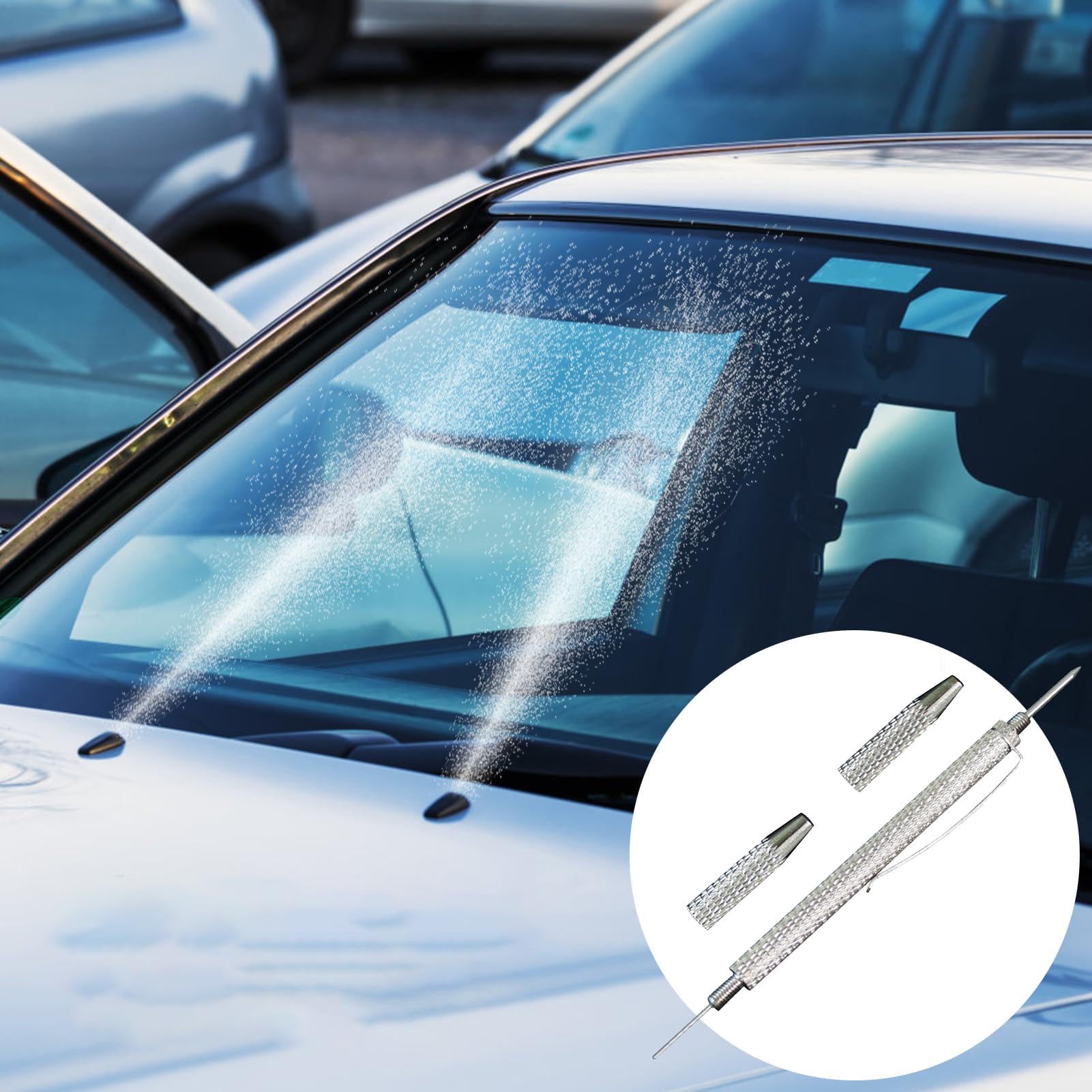 Utensile manuale per ugello parabrezza – Strumento 2 in 1 per la regolazione 'ugello del tergicristallo – Ugelli di ricambio per tergicristalli per la rimozione del blocco