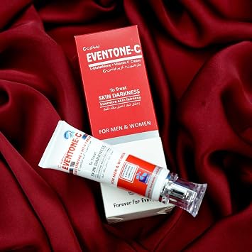 Pharmahealth Eventone-C L-Glutathione & Vitamin C Face Cream – Hydrating & Brightening Moisturizer for Uneven Skin Tone, Anti-Aging, Wrinkle Care – For Men & Women
