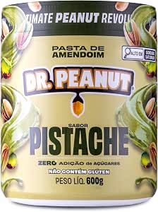 DR. PEANUT PASTA DE AMENDOIM PISTACHE 600G COM WHEY PROTEIN
