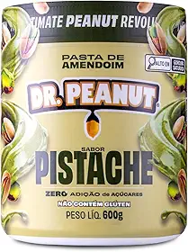 DR. PEANUT PASTA DE AMENDOIM PISTACHE 600G COM WHEY PROTEIN