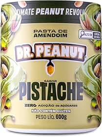 DR. PEANUT PASTA DE AMENDOIM PISTACHE 600G COM WHEY PROTEIN