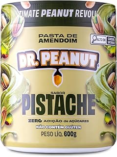 DR. PEANUT PASTA DE AMENDOIM PISTACHE 600G COM WHEY PROTEIN