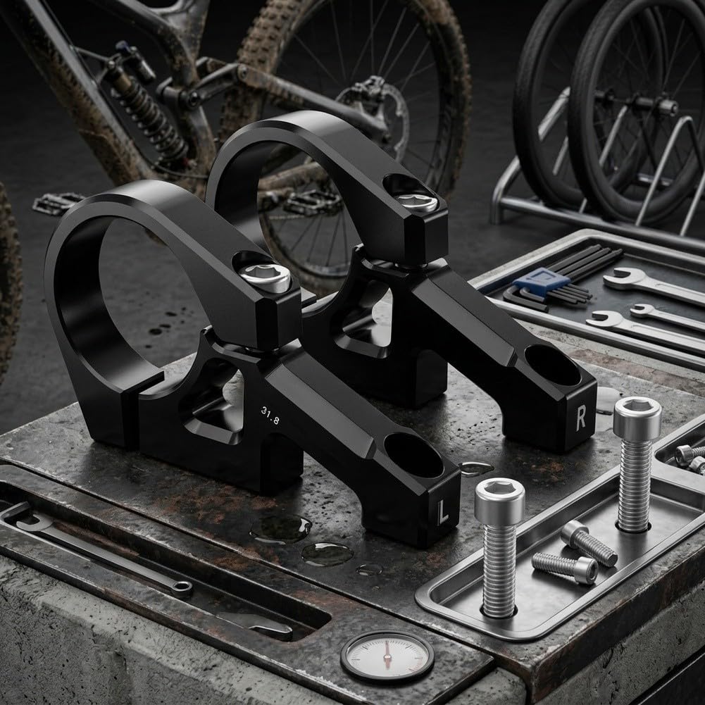 Connecteur de fourche léger à prise directe pour guidon de vélo, aluminium CNC6061, double structure d'épaule pour rigidité, 52 mm, argent