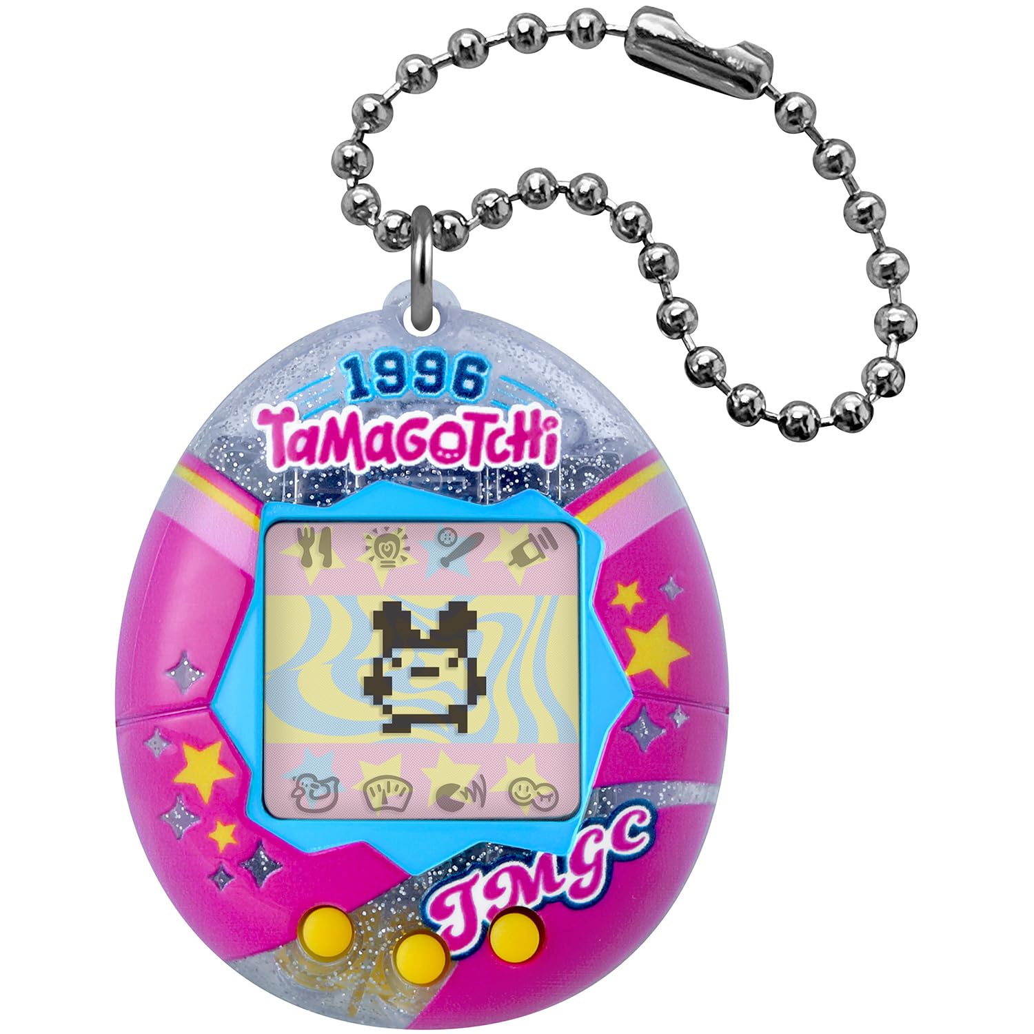 Tamagotchi original – Bandai – College Sweat – Animaletto Virtuale Elettronico con Schermo LCD – Gioco Interattivo in italiano con Mini‑Giochi – College retrò 1996 – Giocattolo per Bambini 8+ – 46175