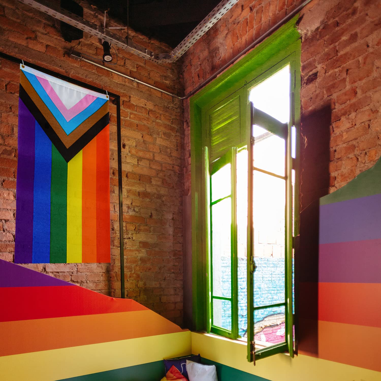 Ruluti Arc-en-circlermc Paix Apeau Arc-en Signe De Paix Apeau