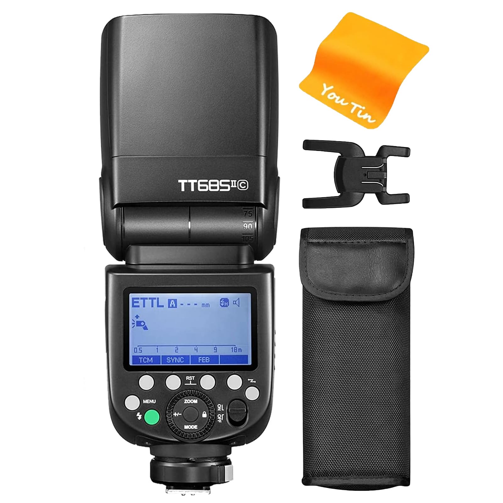 Godox TT685IIC Cámara Flash Speedlight para Canon TT685II-C 2.4G Wireless HSS GN60 Flash Compatible con Cámaras Digitales Canon 6D 7D 50D 60D 500D 550D 600D 650D 1000D 1100D 1DX 580EX II 5D