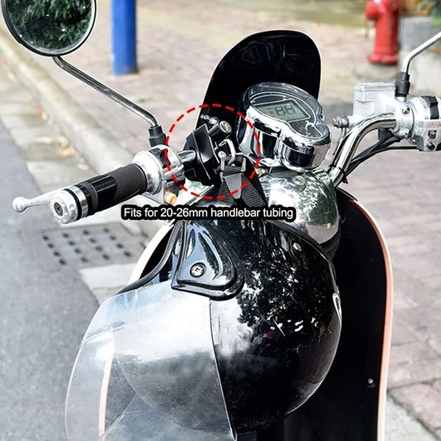 Fahrradhelmschloss Aus Aluminium - Diebstahlsicherung Für Helm Mit 2 Schlüsseln