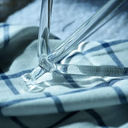 Vista 38 de TOPFUND Pirámide cantante de cristal de 8 pulgadas con funda de transporte de cuero artificial y delantero de gamuza de cuarzo Pirámide de canto