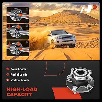 Yourelia　①-1 A-Premium Front or Rear Wheel Bearing and Hub Assembly with