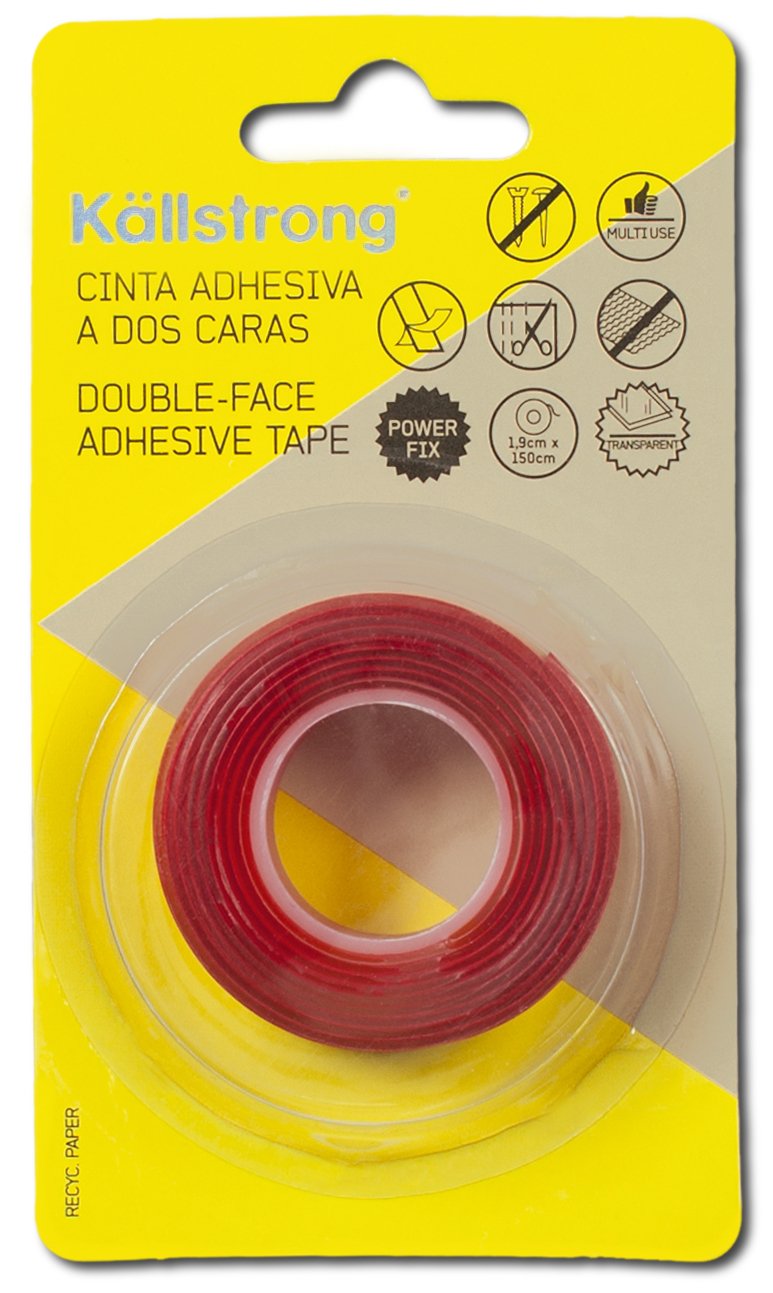 Kallstrong 2 Sided Transparent Adhesive Tape 19 mm