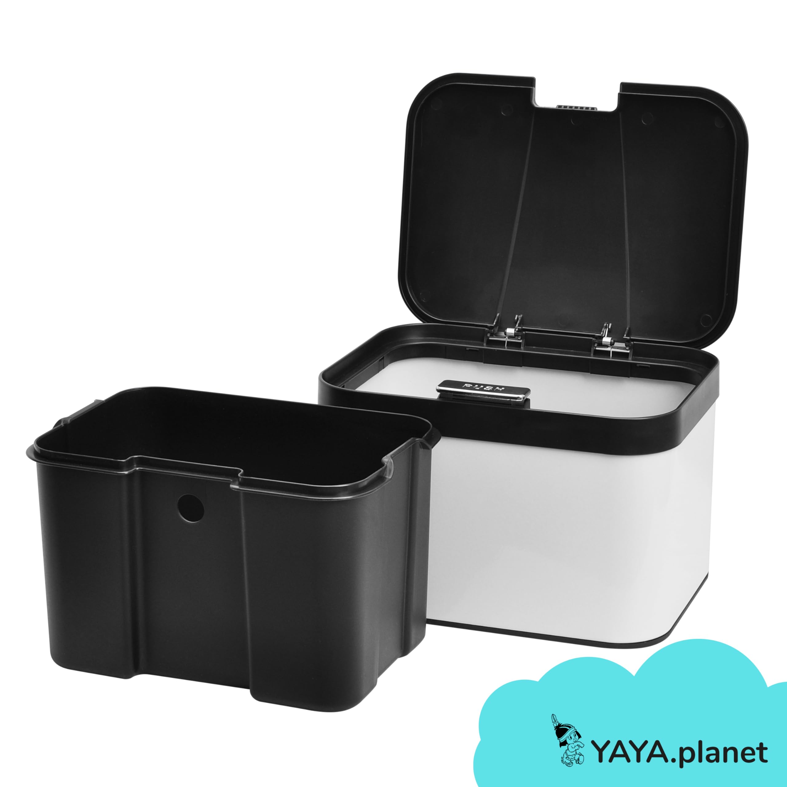 Cestino Compost Yaya Planet 5L - Per Scarti Organici, Con Coperchio E Contenitore Interno - Foto 5