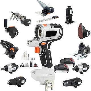 Brushless Power Tool Combo Kit with Multiple Tools and Batteries for Woodworking and DIY Projects