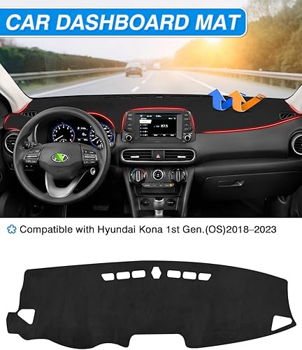 Miniatura 228 de Cartist - Funda de salpicadero, alfombrilla antideslizante, protector de rayos ultravioleta, antirreflejos