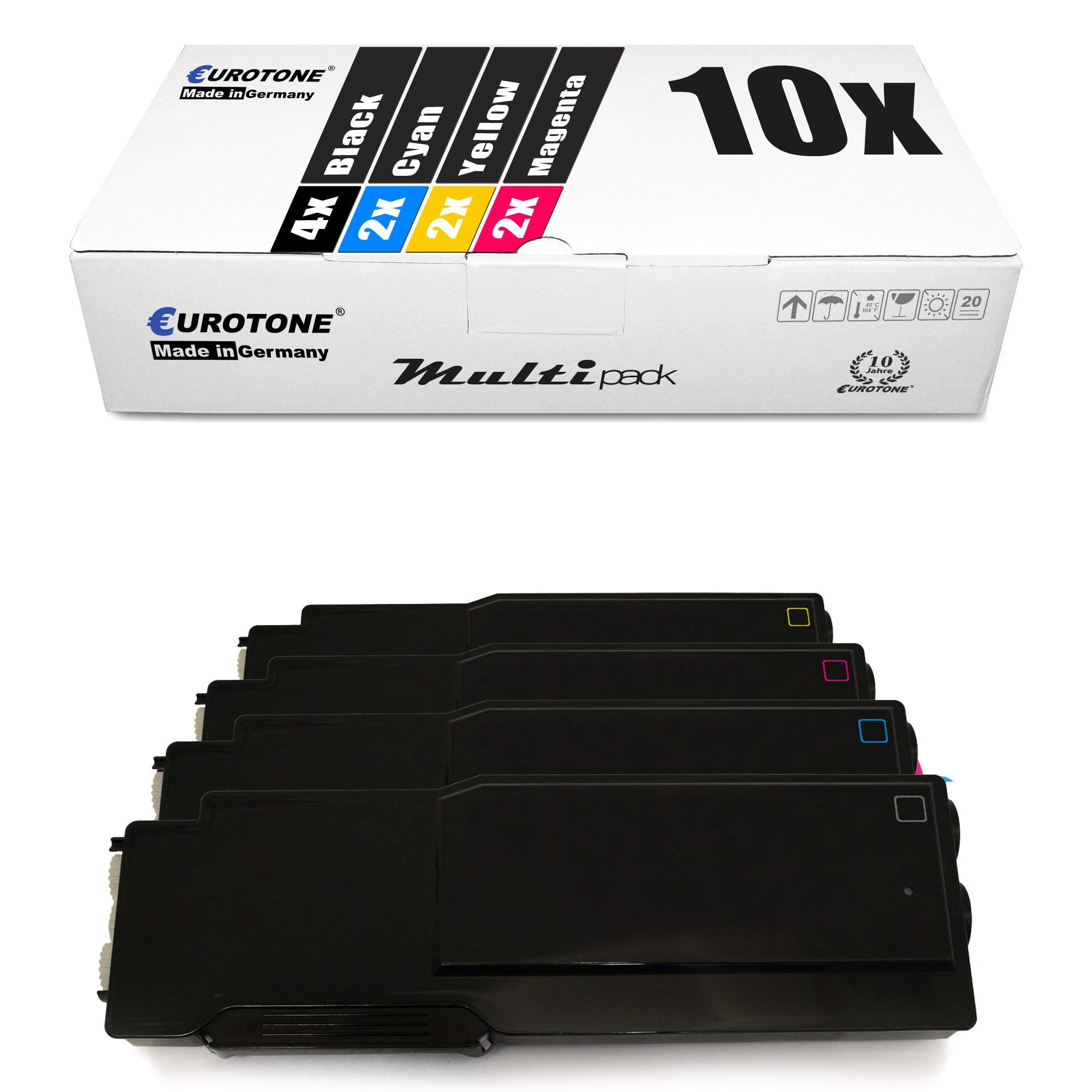 Cartouche toner Eurotone compatible Xerox Phaser 6600 DN pack multipack - 8