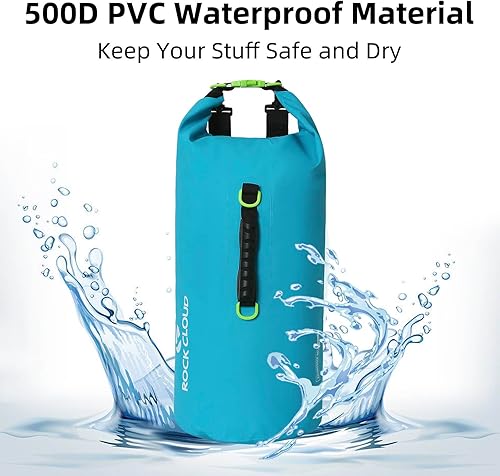 Miniatura 4 de ROCK CLOUD Bolsa seca impermeable de 20 litros para kayak, rafting, canoa, playa, surf, natación, canoa, camping, senderismo, pesca, esquí