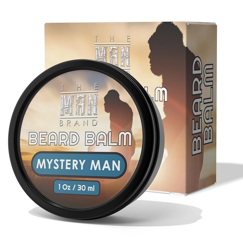 Bálsamo condicionador para barba The Man Brand Mystery Man com cera de abelha, 30 mL