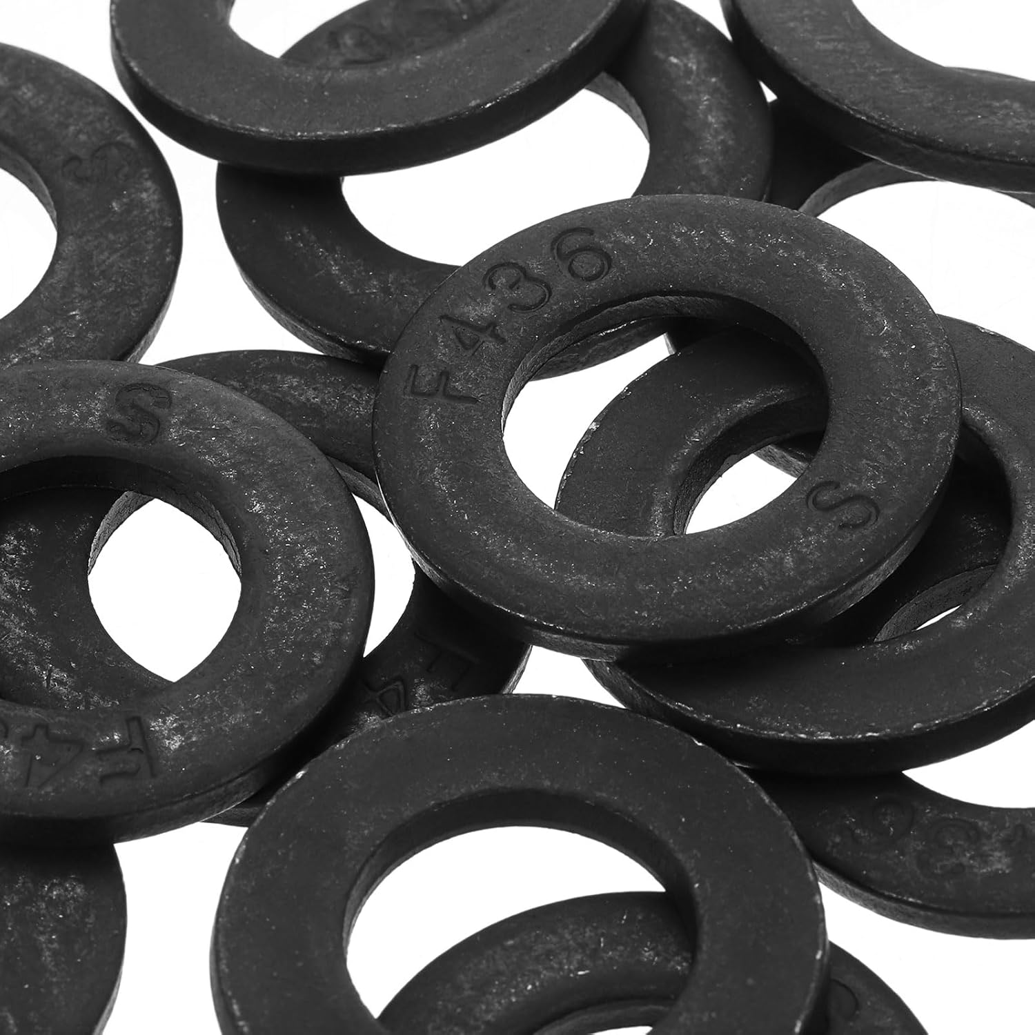 uxcell 5/8-Inch Flat Washer, Alloy Steel Black Oxide Finish Pack of 30