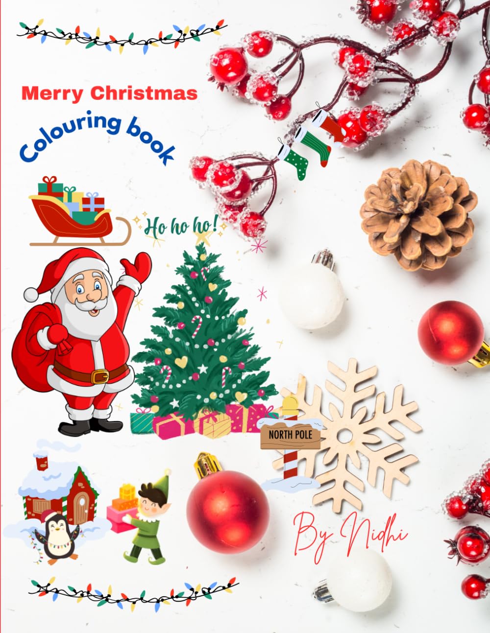 Merry Christmas Colouring book