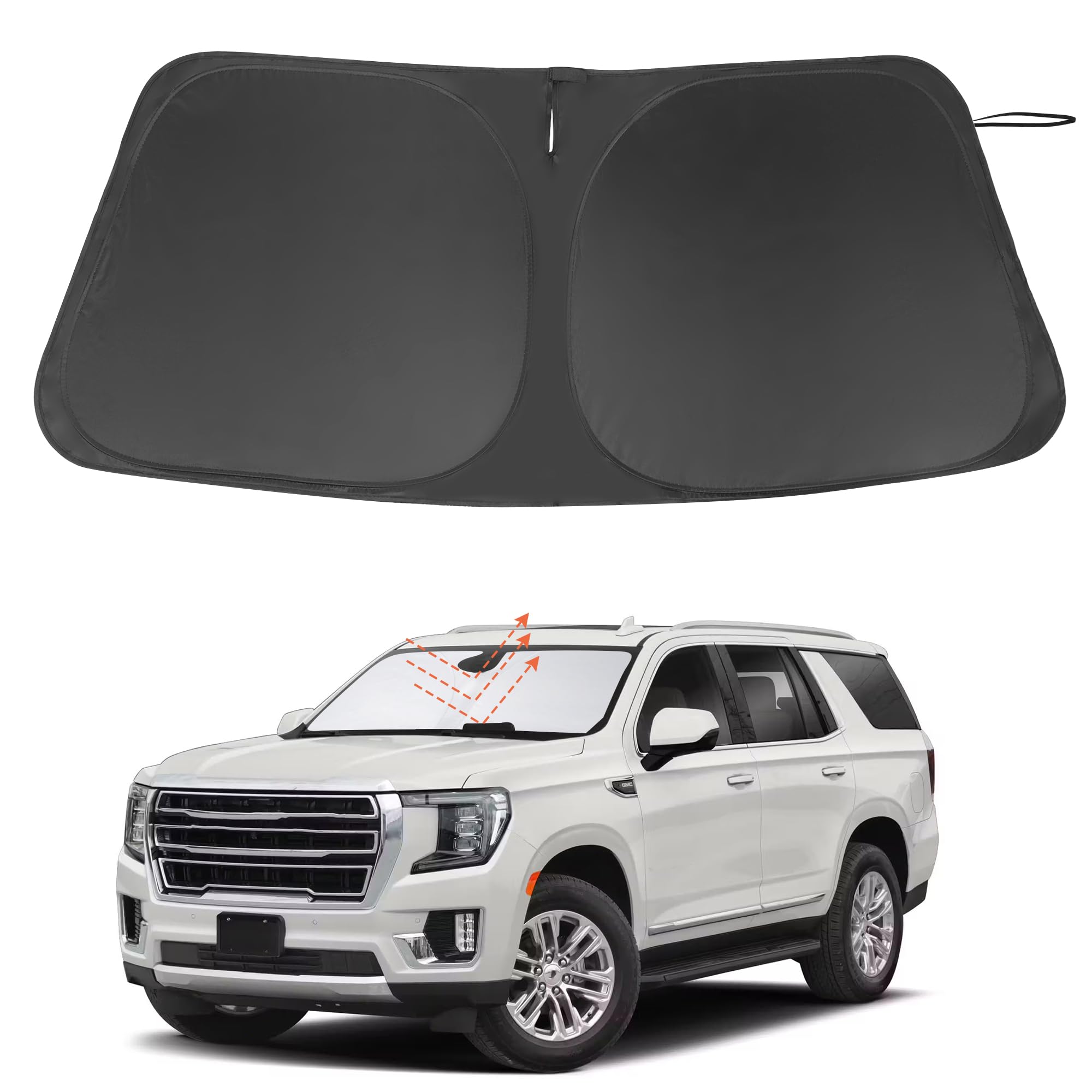 Windshield Sun Shade for 2021-2025 GMC Yukon XL/Chevy Suburban