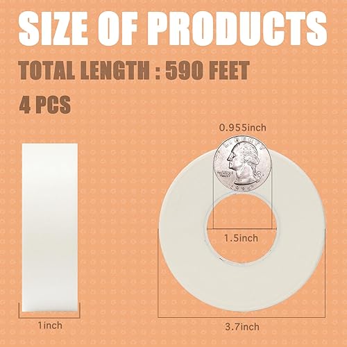 Miniatura 10 de KIWIHUB Paquete de 4 cintas de artista para papel de acuarela, cinta blanca para dibujar, pintura artística y todos los medios de papel, sin ácidos,