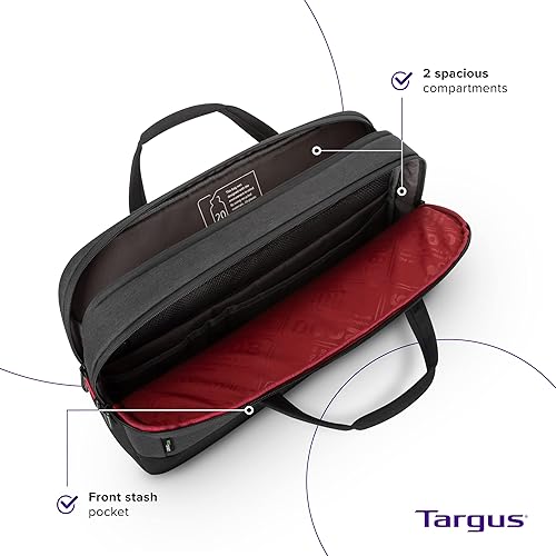 Miniatura 4 de Targus Maletín EcoSmart Cypress para el 40 aniversario, se adapta a portátiles de hasta 15.6 pulgadas, mochila ecológica hecha de 21 botellas de PET