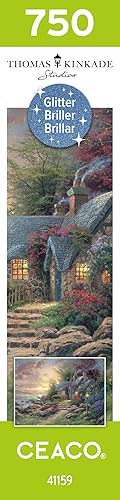 Miniatura 8 de Ceaco - Thomas Kinkade - Seaside Hideaway - Glitter - Rompecabezas de 750 piezas