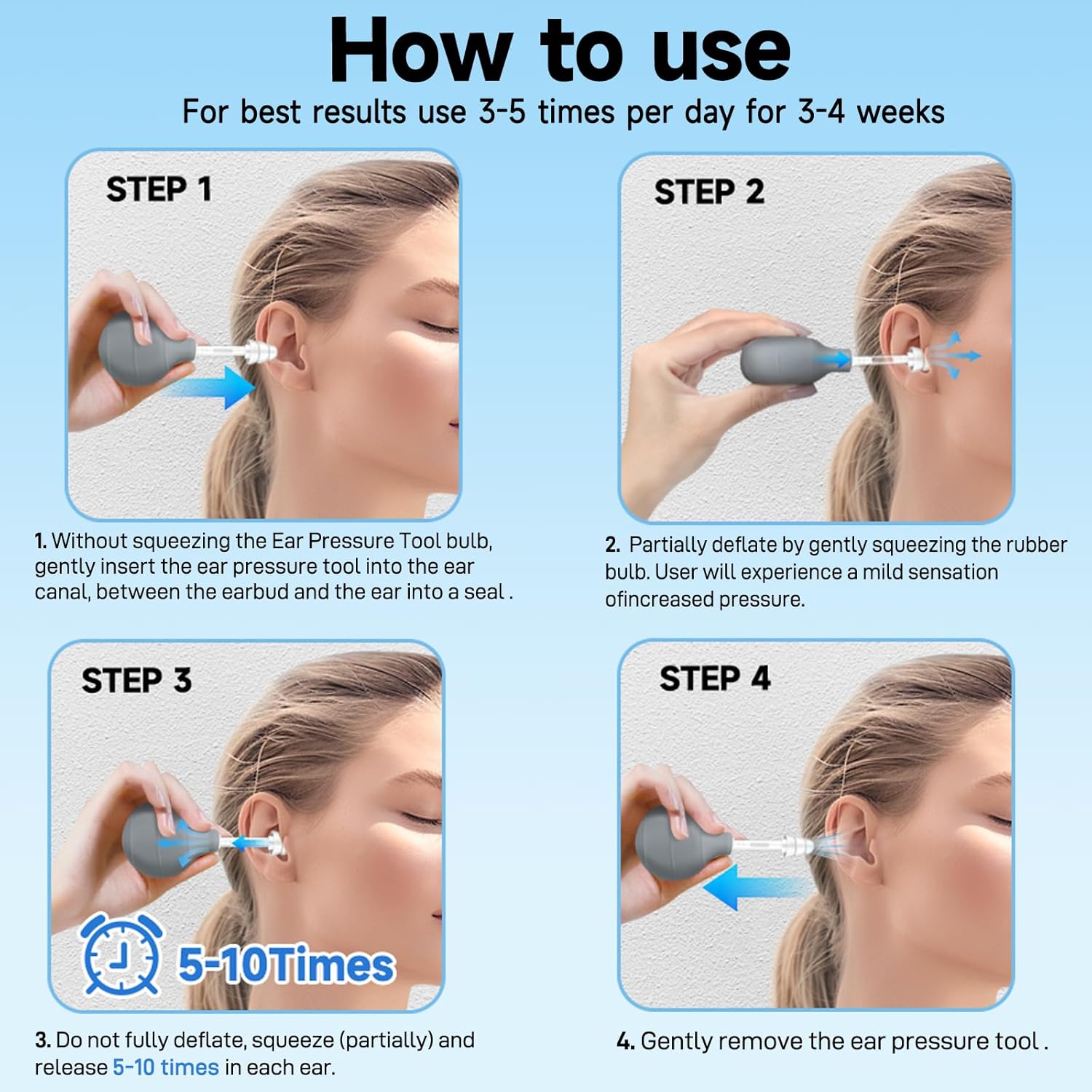 Ears Pressure Relief for Airplane Travel Essentials, Gifts for Men Women Who Like Travel as Christmas Gift, Stocking Stuffer, Gray