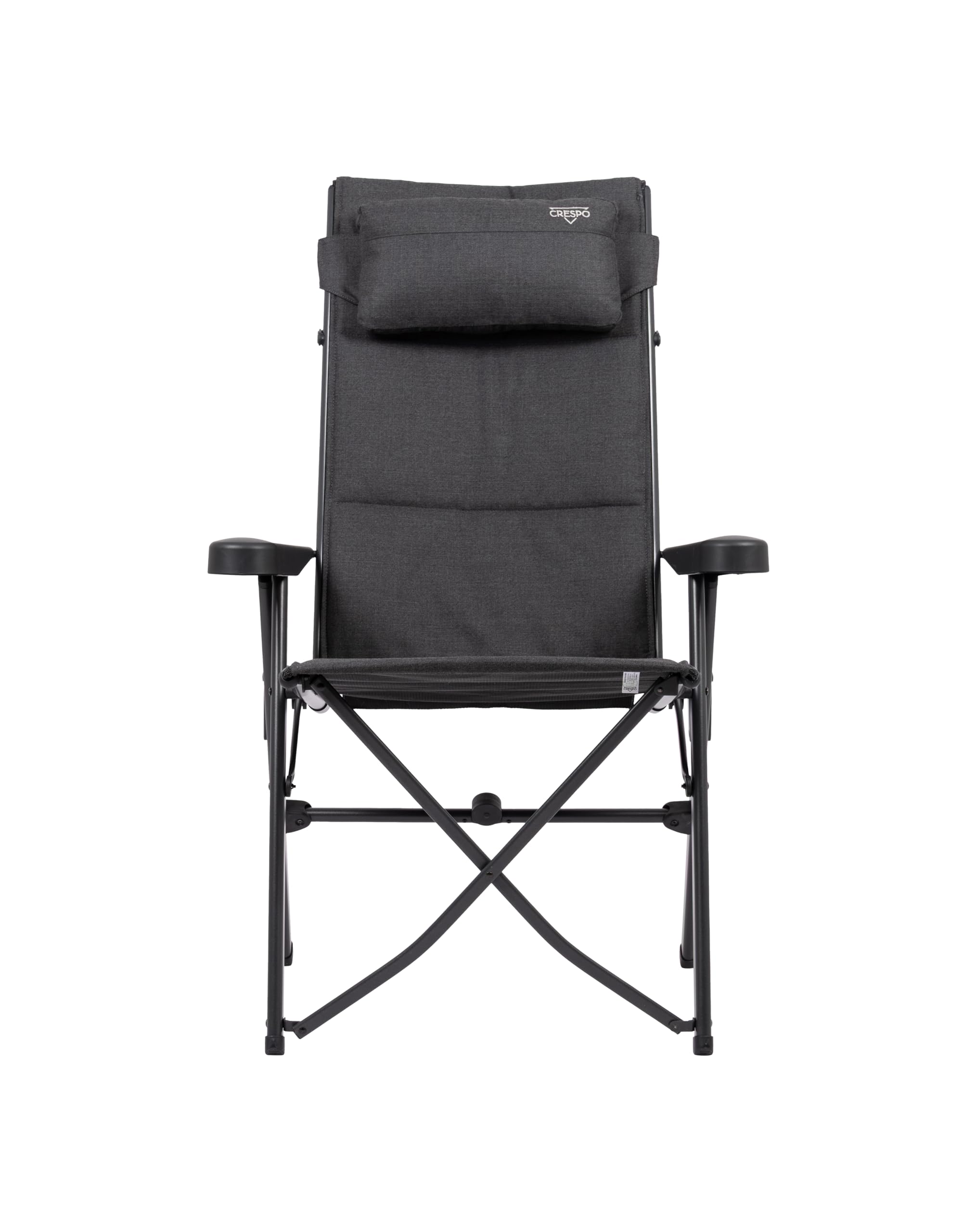 CRESPO - Silla plegable - AP/740 - Tex-Comfort - Gris, prodotto per uso quotidiano